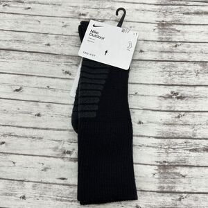 Nike Outdoor Wool Blend Crew Socks Size Men's 6-8 Womens 6-10 Black